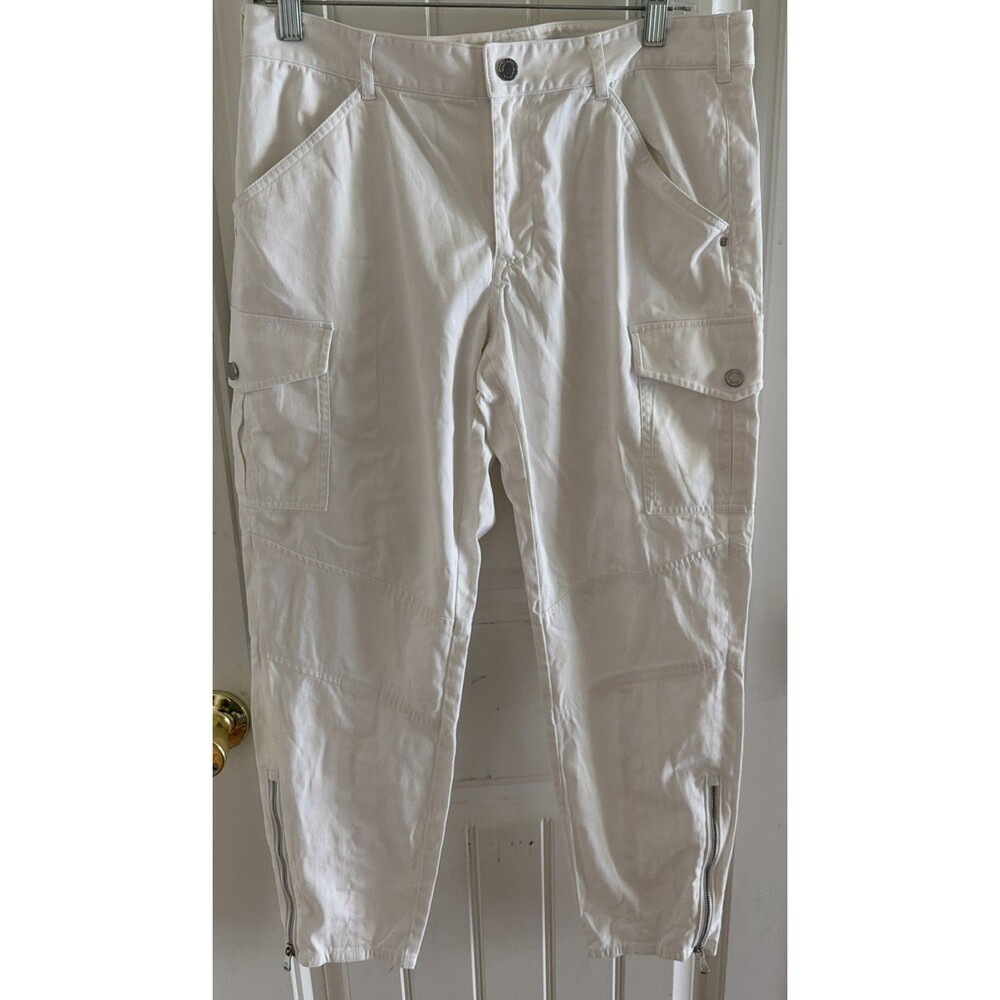 Ralph Lauren Golf White Ankle Cargo Pants Size 10